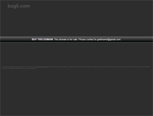 Tablet Screenshot of bugli.com